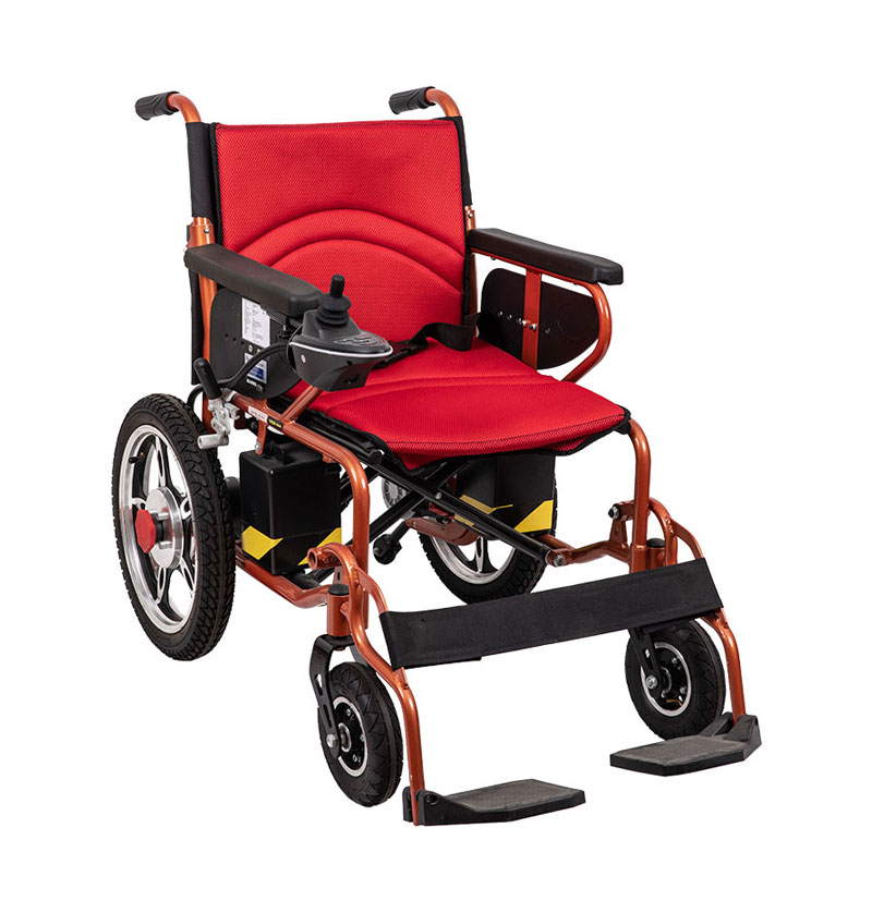 Haltbarer faltbarer elektrischer Rollstuhl